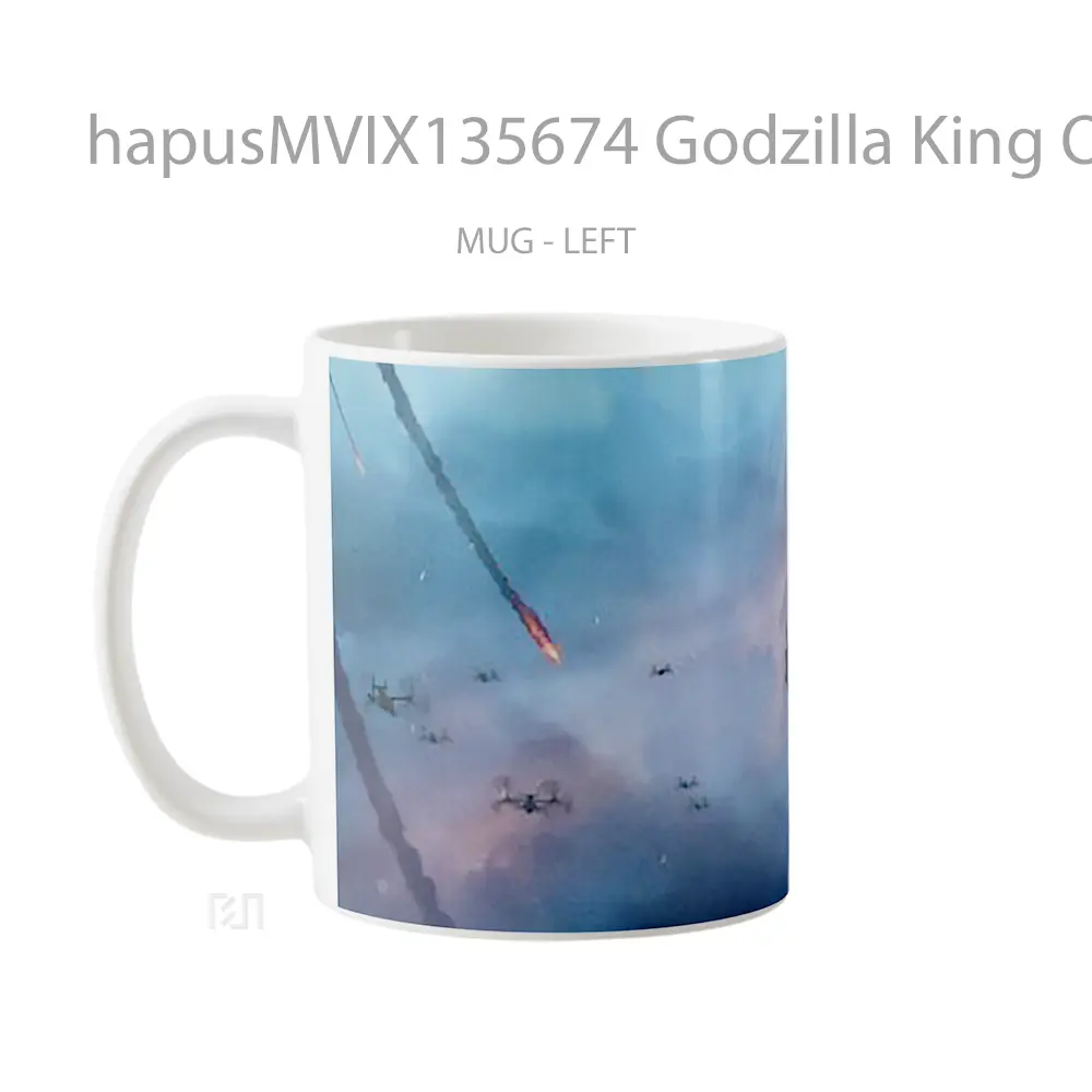 Mug Godzilla King Of The Monsters Gelas Keramik Unik - All-side / Desain