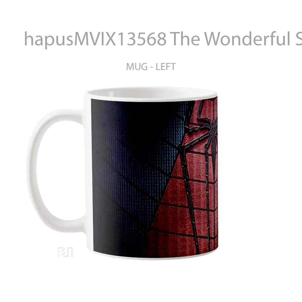 Mug The Wonderful Spiderman Gelas Superhero - All-side / Desain