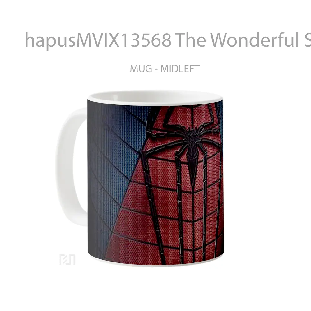 Mug The Wonderful Spiderman Gelas Superhero - All-side / Desain