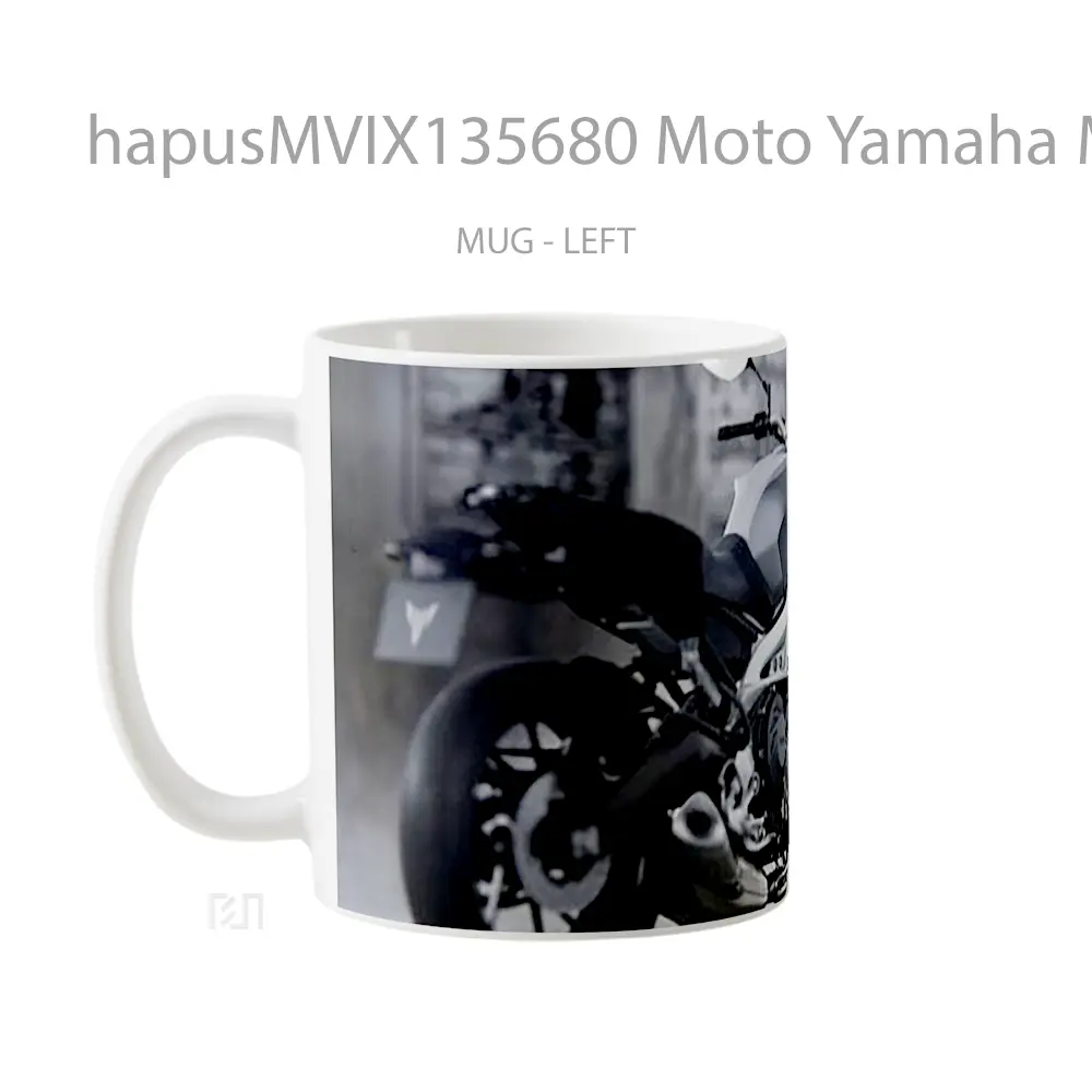 Mug Moto Yamaha Mt 09 Gelas Keramik Unik - All-side / Desain