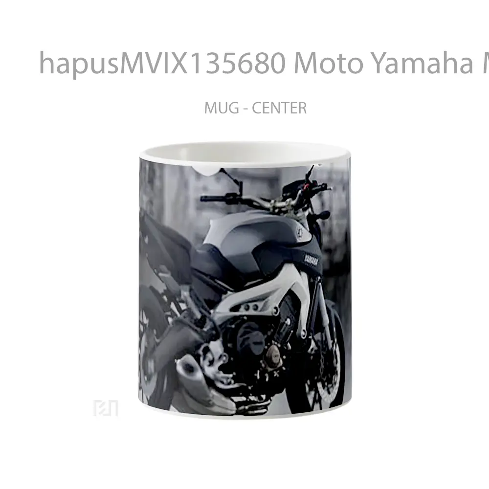 Mug Moto Yamaha Mt 09 Gelas Keramik Unik