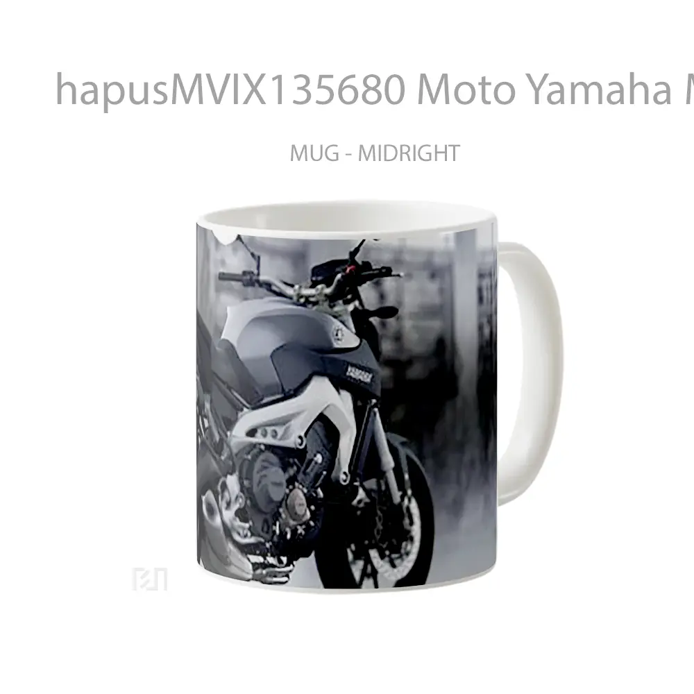 Mug Moto Yamaha Mt 09 Gelas Keramik Unik - All-side / Desain