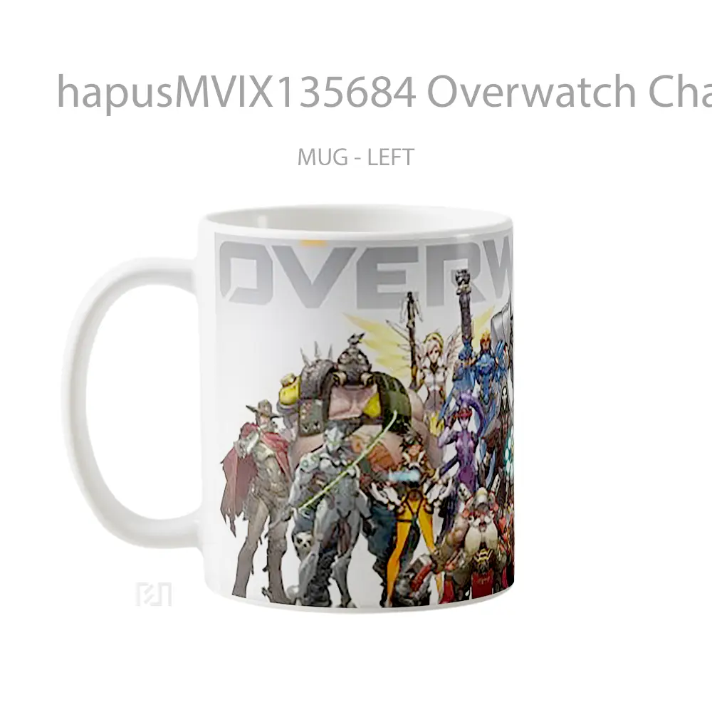 Mug Overwatch Characters Cangkir Gamer - All-side / Desain