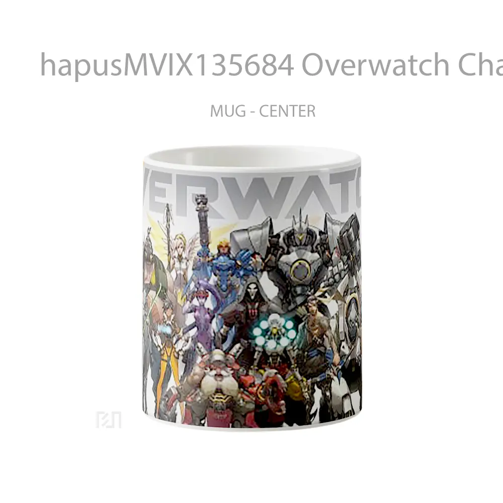 Mug Overwatch Characters Cangkir Gamer