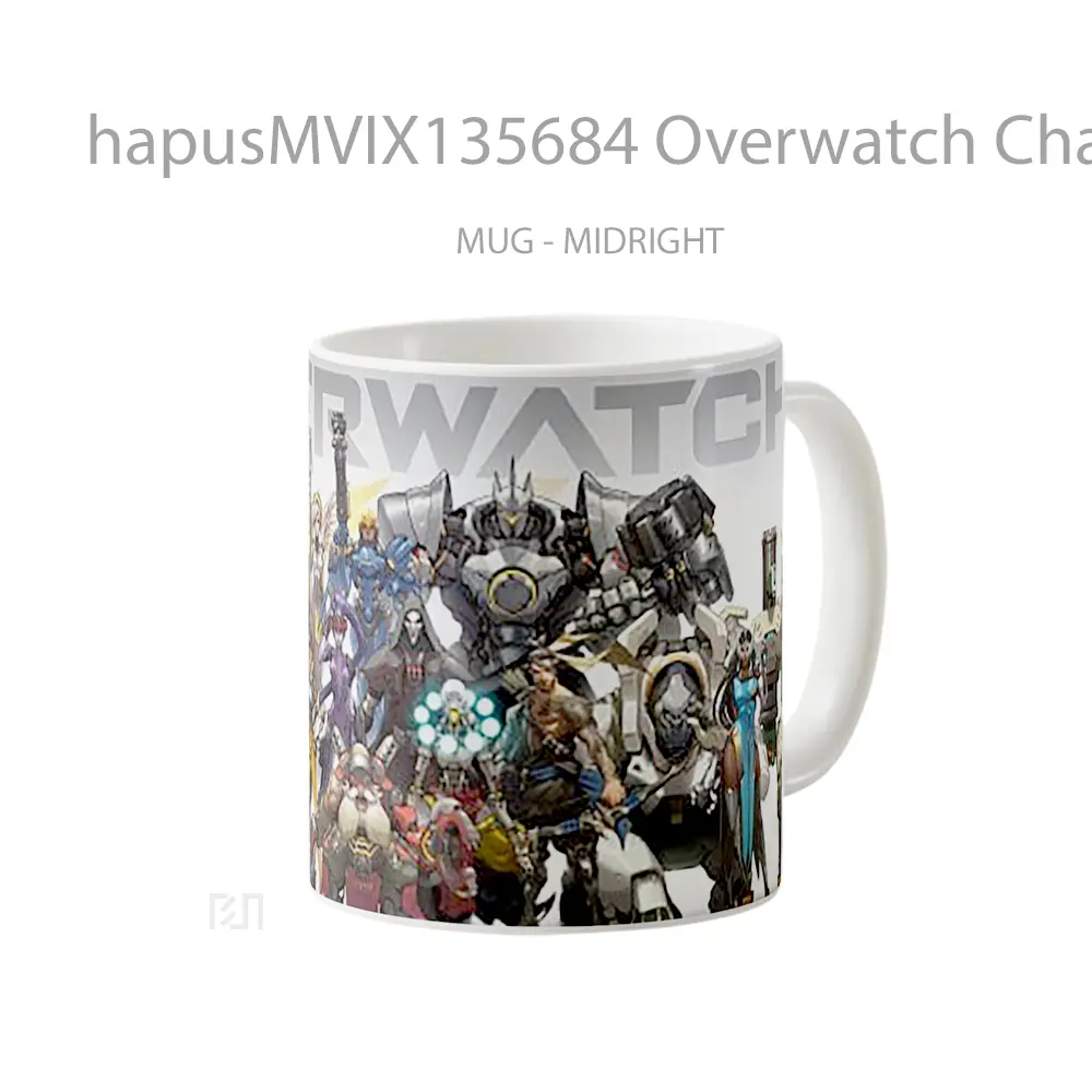 Mug Overwatch Characters Cangkir Gamer - All-side / Desain