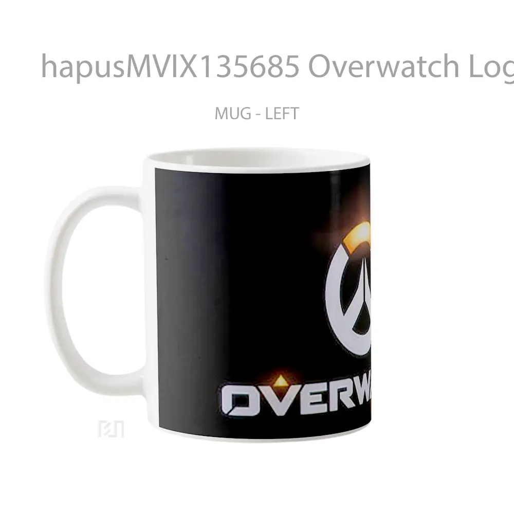 Mug Overwatch Logo Cangkir Gamer - All-side / Desain