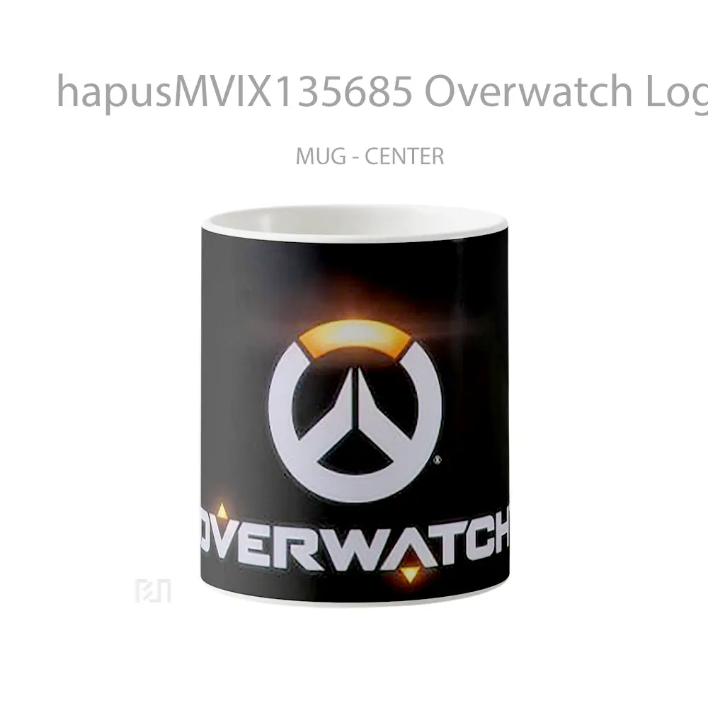 Mug Keramik Premium SNI - Mug Overwatch Logo Cangkir Gamer