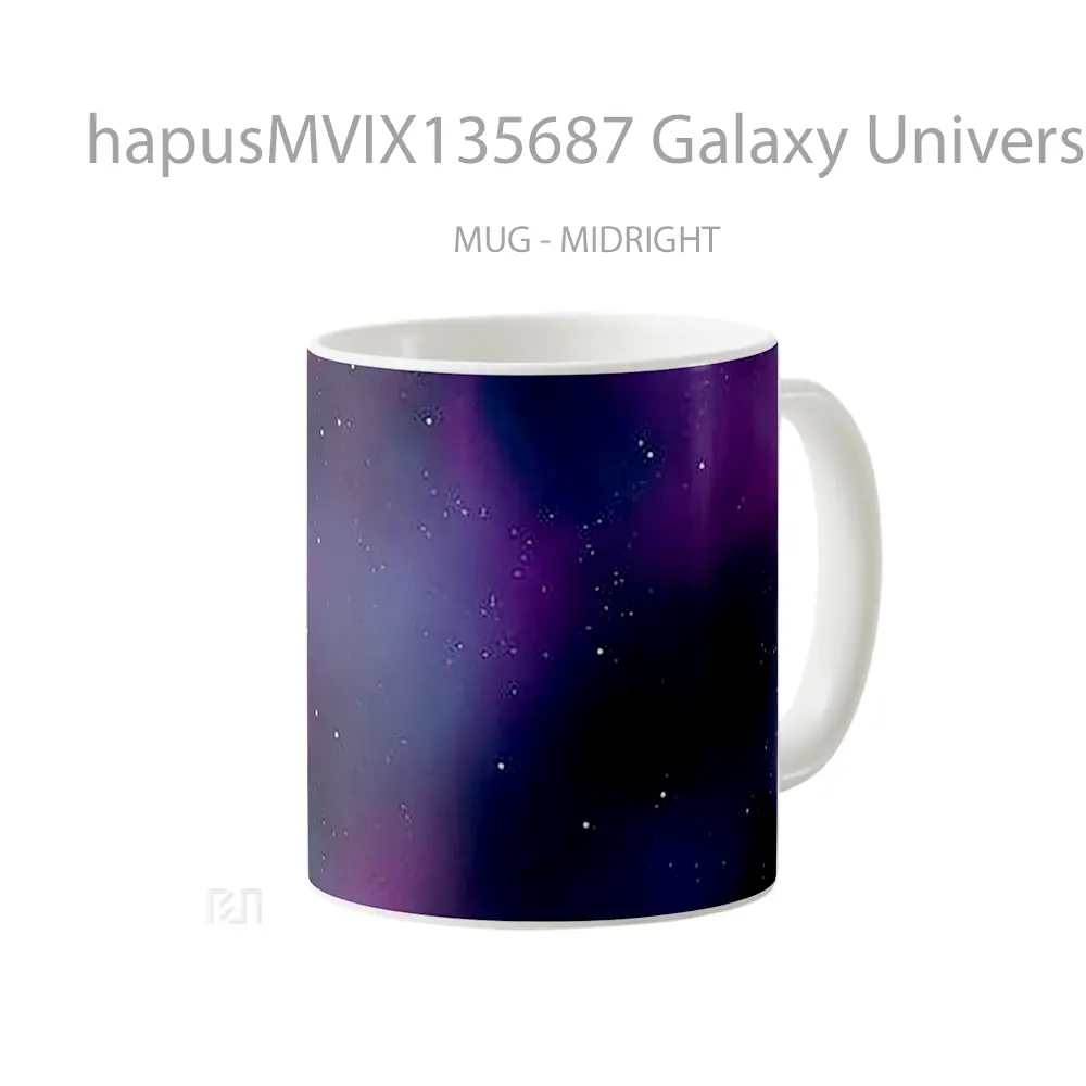 Mug Galaxy Universe Gelas Astronomi - All-side / Desain