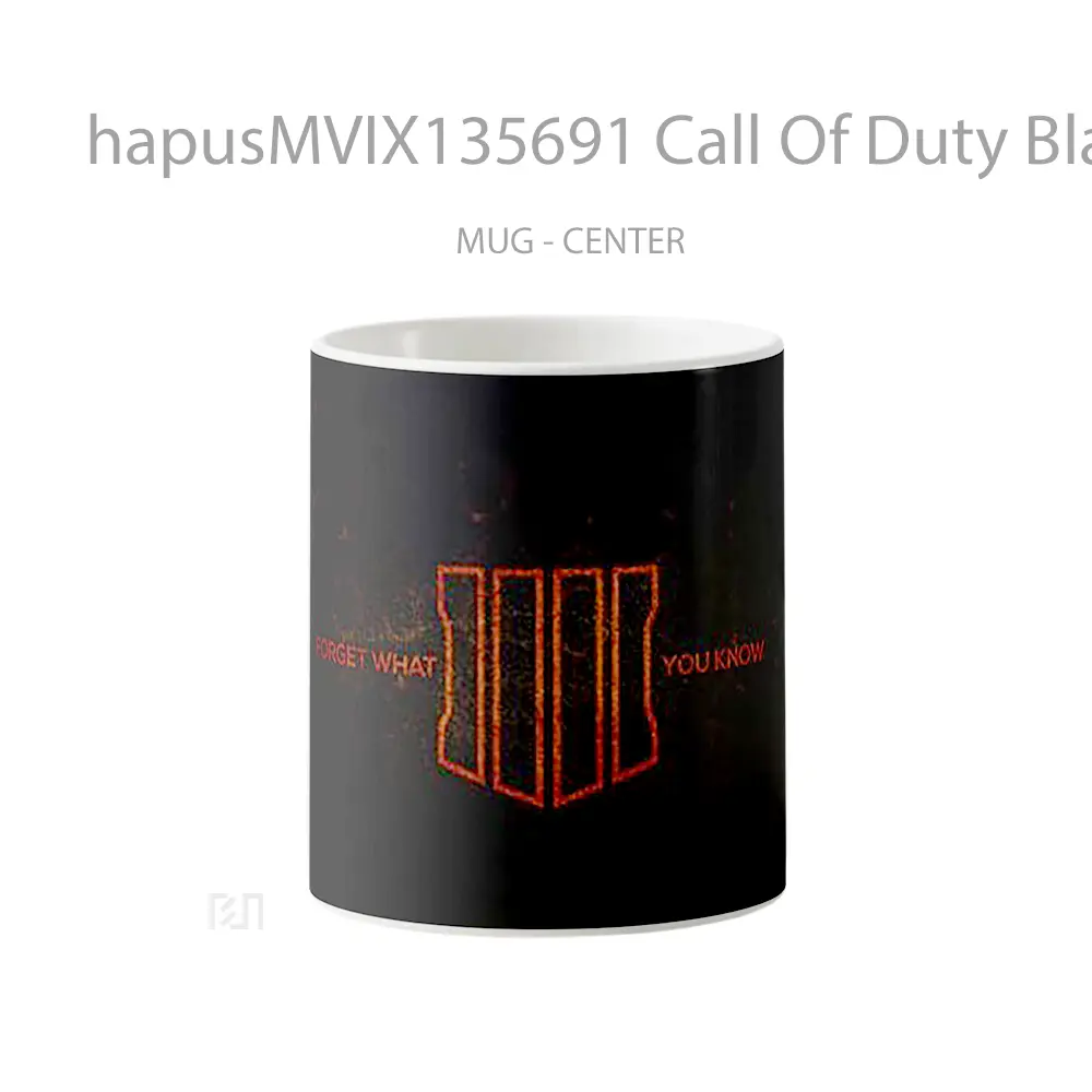 Mug Call Of Duty Black Ops 4 Forget What You Know Cangkir Gamer