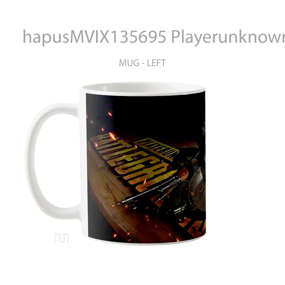 Mug Playerunknown S Battlegrounds V1 Gelas Keramik Unik - All-side / Desain