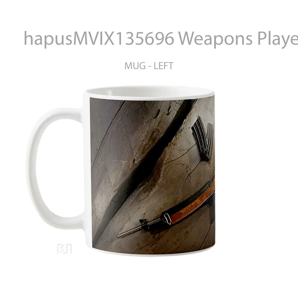 Mug Weapons Playerunknown S Battlegrounds V1 Gelas Keramik Unik - All-side / Desain
