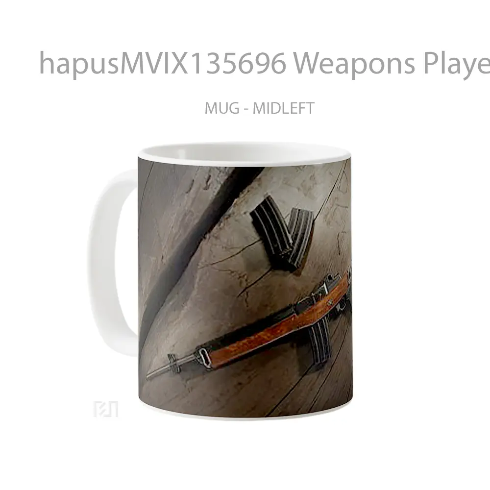 Mug Weapons Playerunknown S Battlegrounds V1 Gelas Keramik Unik - All-side / Desain
