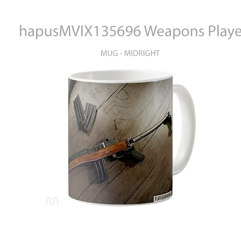 Mug Weapons Playerunknown S Battlegrounds V1 Gelas Keramik Unik - All-side / Desain