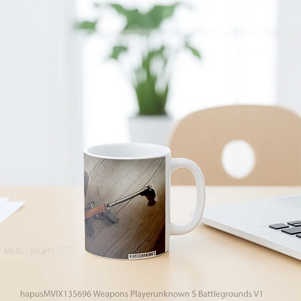 Mug Weapons Playerunknown S Battlegrounds V1 Gelas Keramik Unik - All-side / Desain