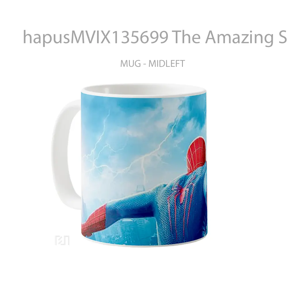 Mug The Amazing Spider Man 2 Gelas Superhero - All-side / Desain