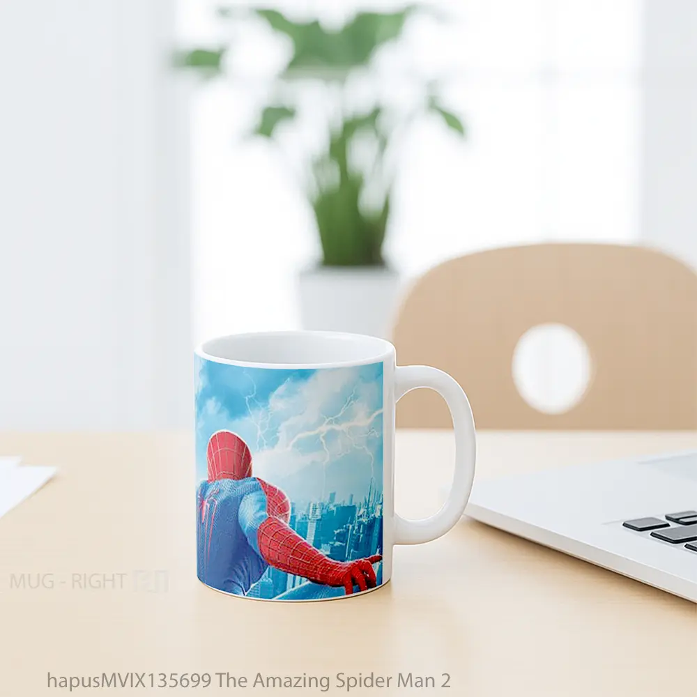 Mug The Amazing Spider Man 2 Gelas Superhero - All-side / Desain
