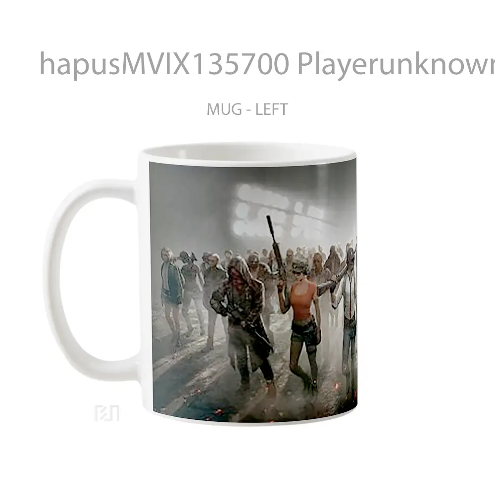 Mug Playerunknown S Battlegrounds Characters V1 Gelas Keramik Unik - All-side / Desain
