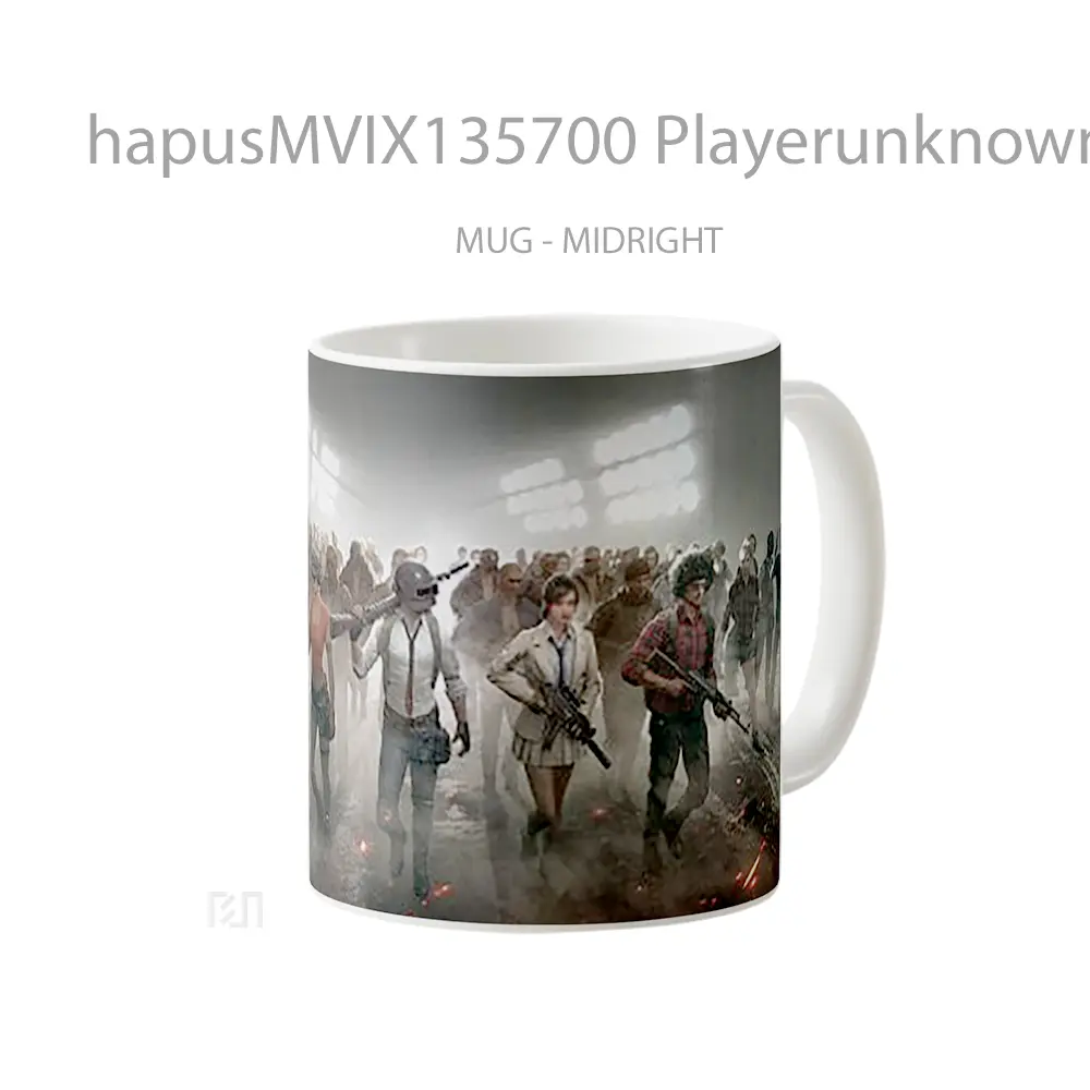 Mug Playerunknown S Battlegrounds Characters V1 Gelas Keramik Unik - All-side / Desain