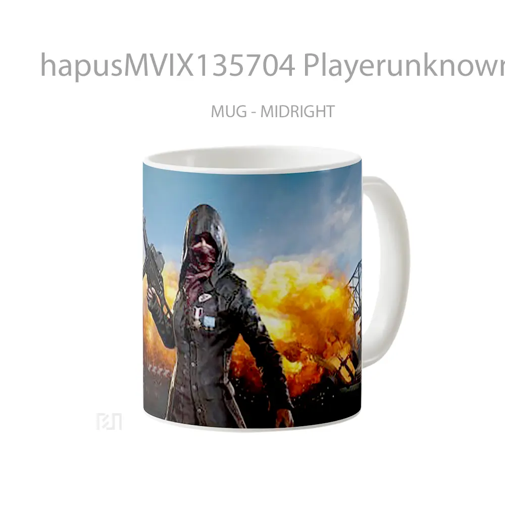 Mug Playerunknown S Battlegrounds V6 Gelas Keramik Unik - All-side / Desain