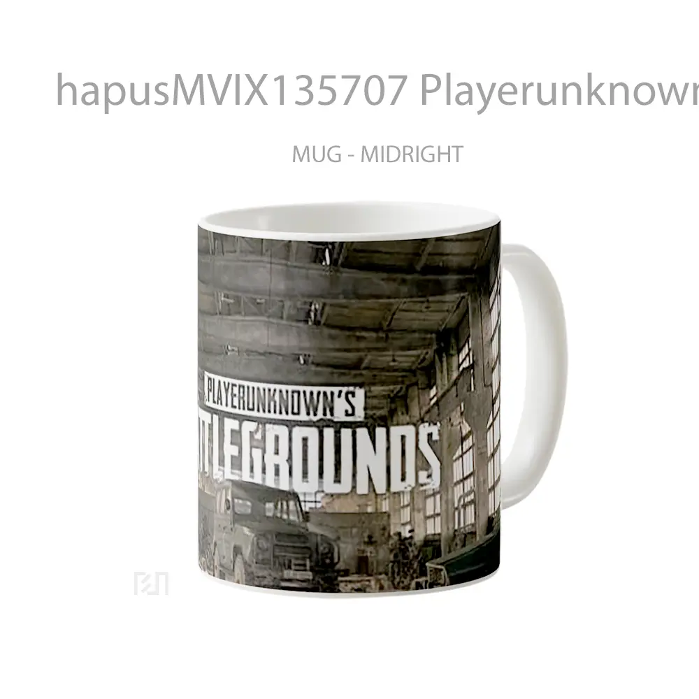 Mug Playerunknown S Battlegrounds V9 Gelas Keramik Unik - All-side / Desain