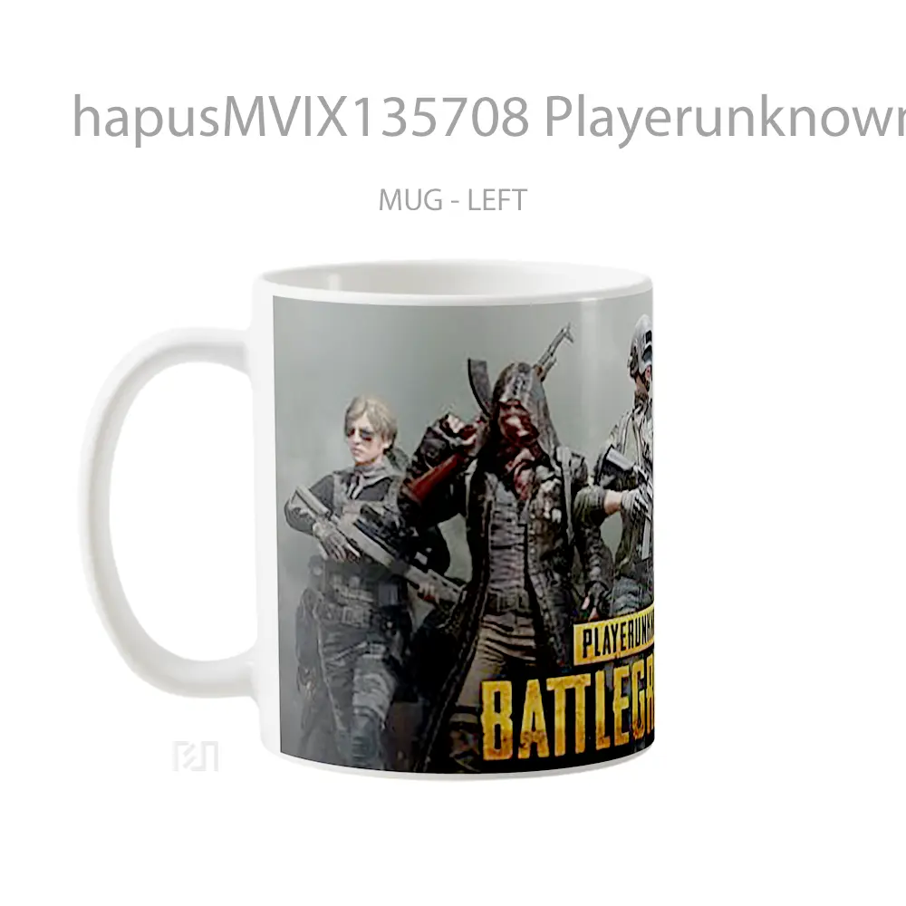 Mug Playerunknown S Battlegrounds Characters V2 Gelas Keramik Unik - All-side / Desain