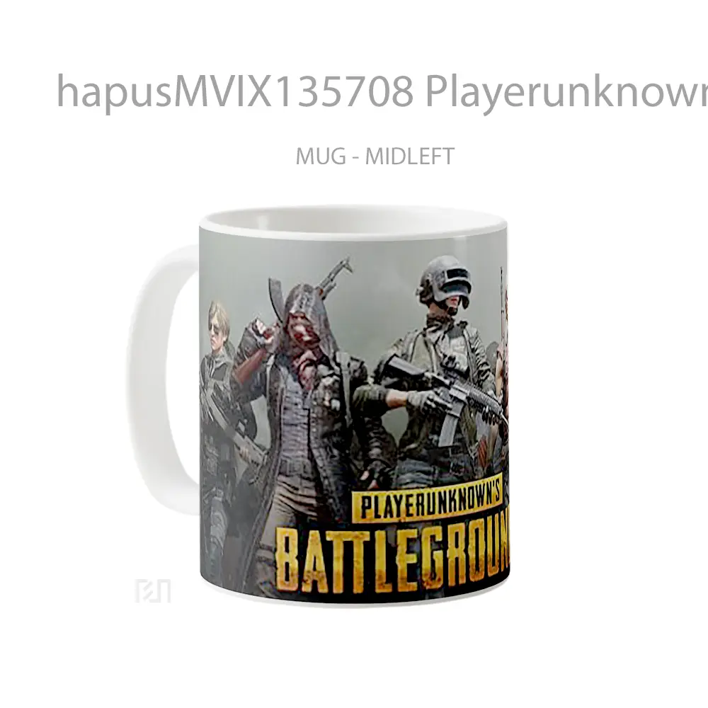 Mug Playerunknown S Battlegrounds Characters V2 Gelas Keramik Unik - All-side / Desain