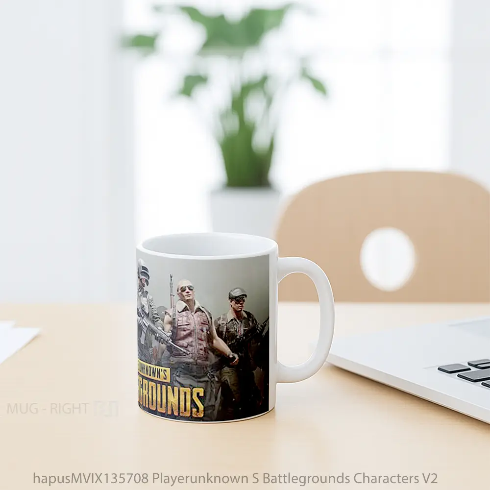 Mug Playerunknown S Battlegrounds Characters V2 Gelas Keramik Unik - All-side / Desain