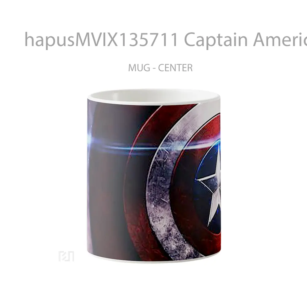 Mug Captain America Shield Gelas Superhero