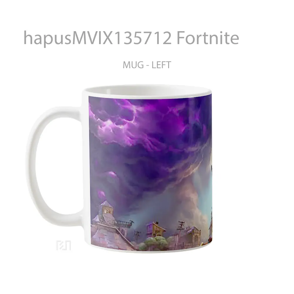 Mug Fortnite Cangkir Gamer - All-side / Desain