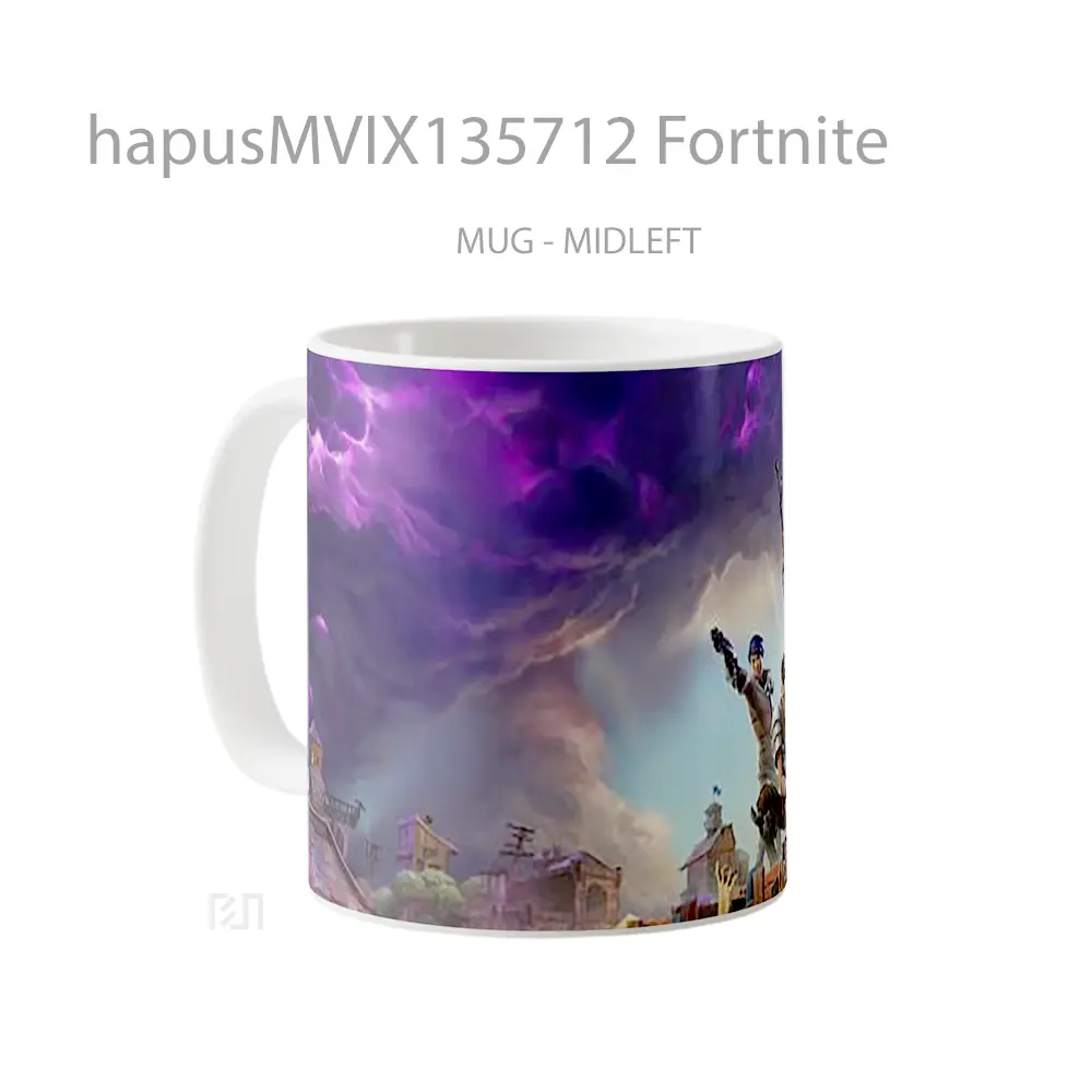 Mug Fortnite Cangkir Gamer - All-side / Desain