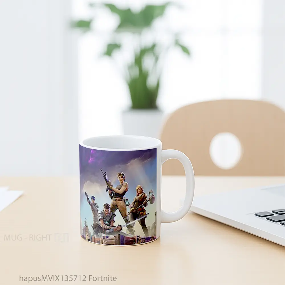 Mug Fortnite Cangkir Gamer - All-side / Desain