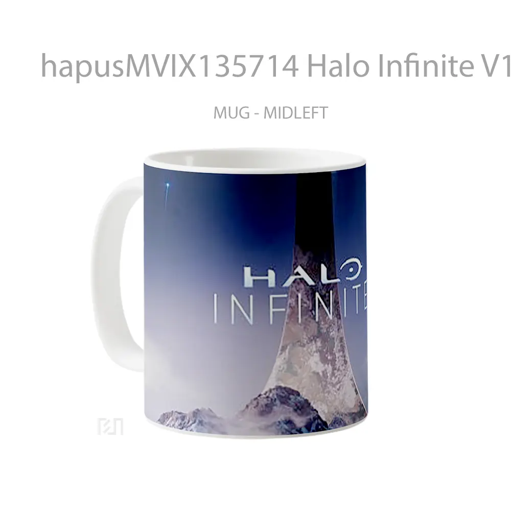 Mug Halo Infinite V1 Cangkir Gamer - All-side / Desain