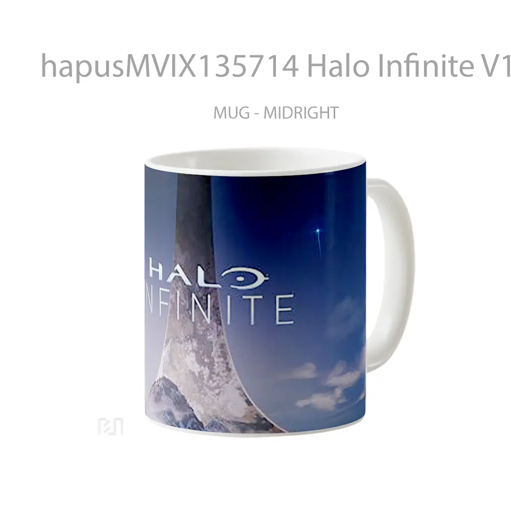 Mug Halo Infinite V1 Cangkir Gamer - All-side / Desain