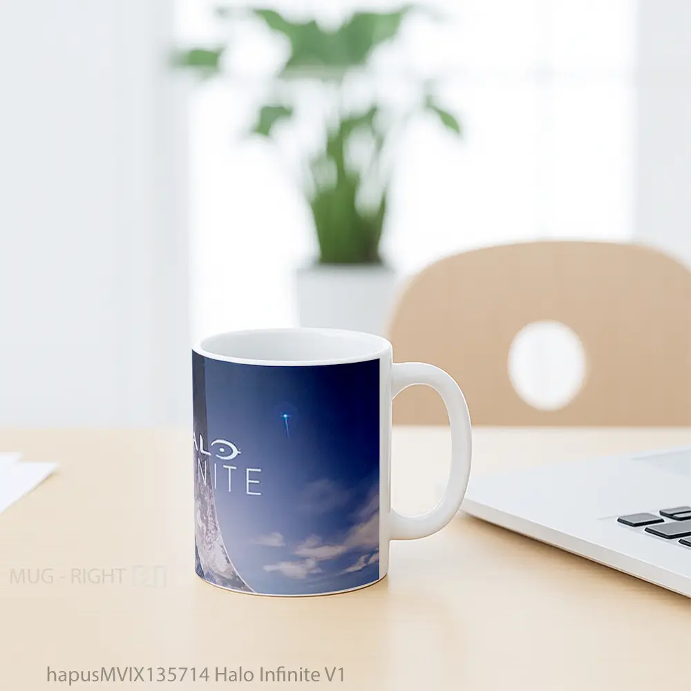 Mug Halo Infinite V1 Cangkir Gamer - All-side / Desain