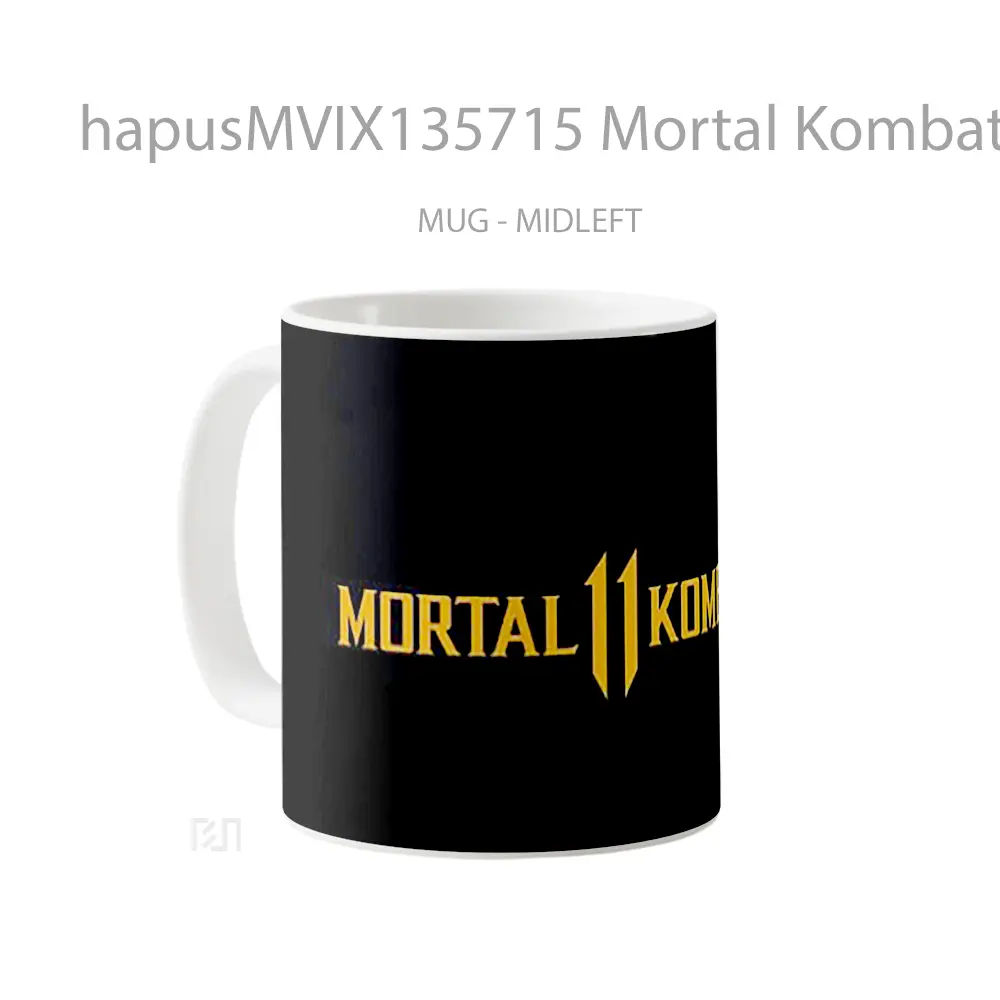 Mug Mortal Kombat 11 Logo Gelas Keramik Unik - All-side / Desain