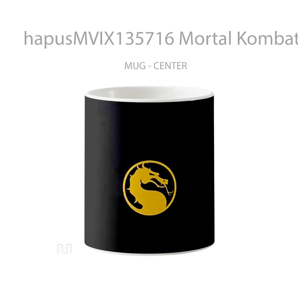 Mug Mortal Kombat 11 Logo Dragon Gelas Fantasi