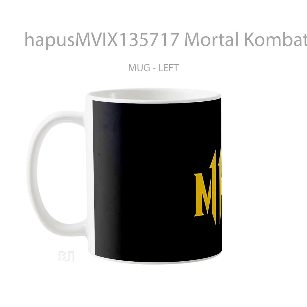 Mug Mortal Kombat 11 Logo Mk Gelas Keramik Unik - All-side / Desain