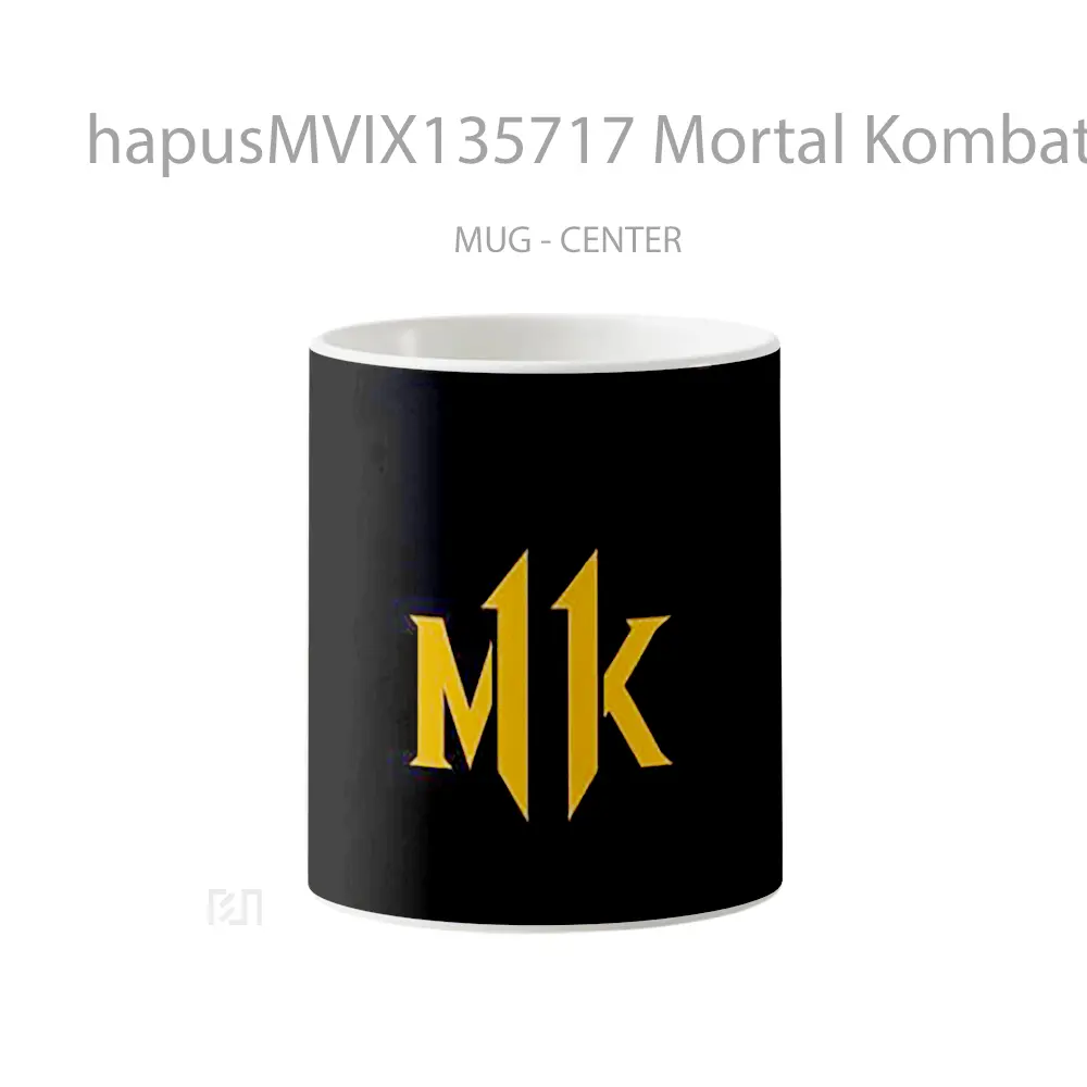 Mug Mortal Kombat 11 Logo Mk Gelas Keramik Unik