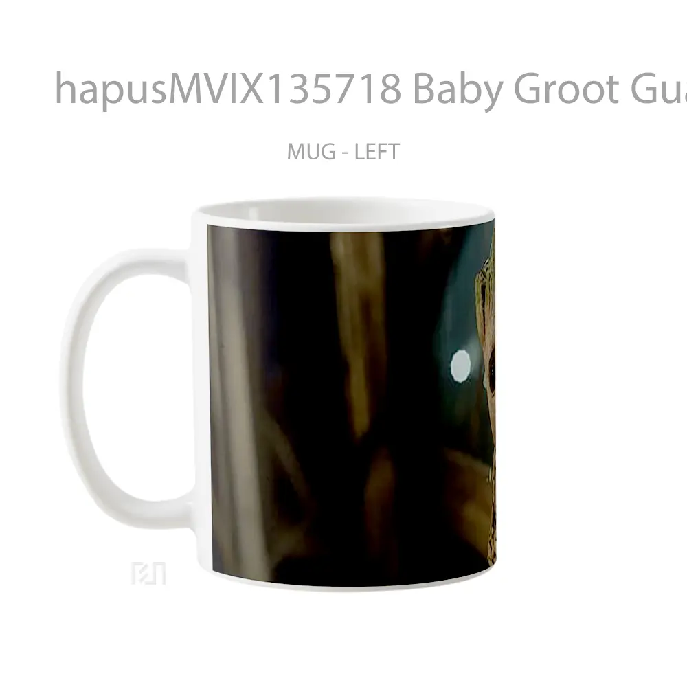 Mug Baby Groot Guardians Of The Galaxy V1 Gelas Superhero - All-side / Desain