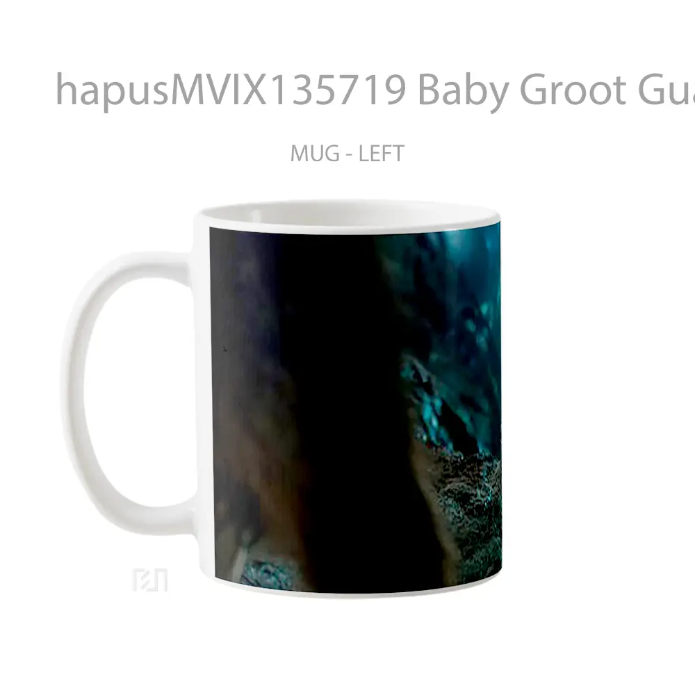 Mug Baby Groot Guardians Of The Galaxy V2 Gelas Superhero - All-side / Desain