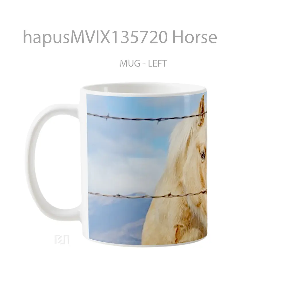 Mug Horse Gelas Hewan Lucu - All-side / Desain