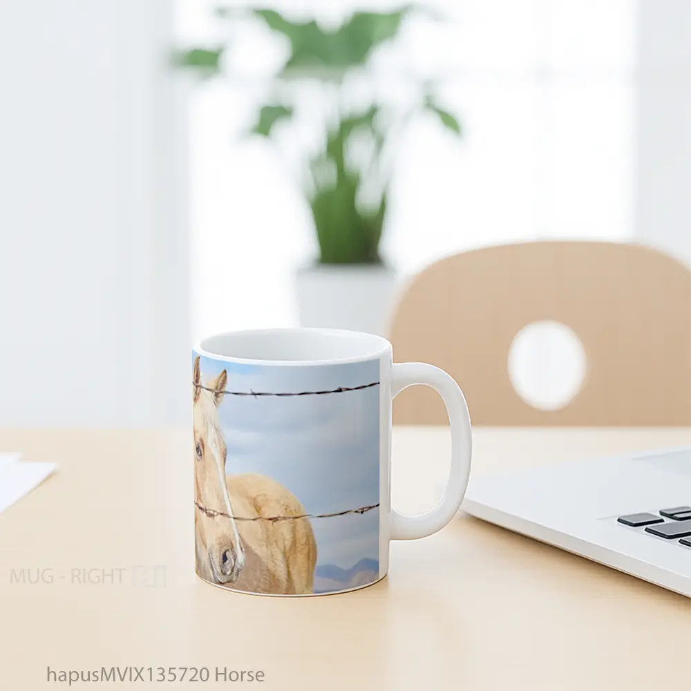 Mug Horse Gelas Hewan Lucu - All-side / Desain