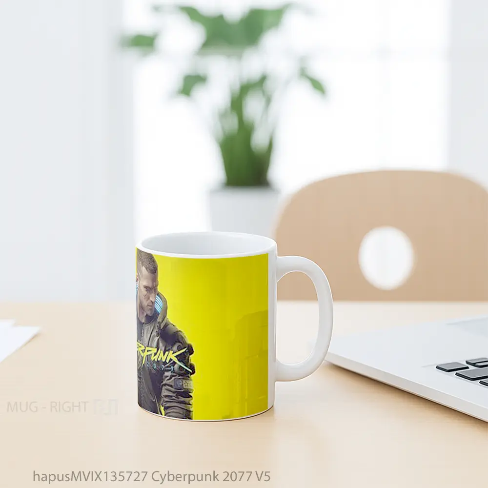 Mug Cyberpunk 2077 V5 Cangkir Gamer - All-side / Desain