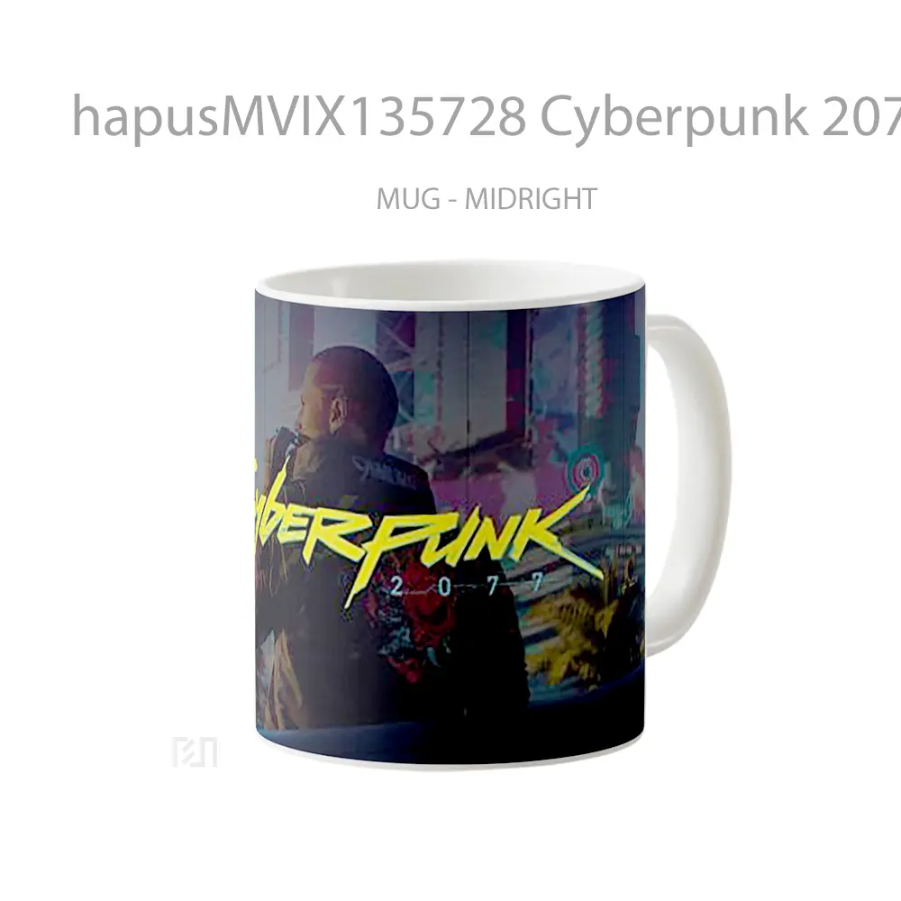 Mug Cyberpunk 2077 V6 Cangkir Gamer - All-side / Desain
