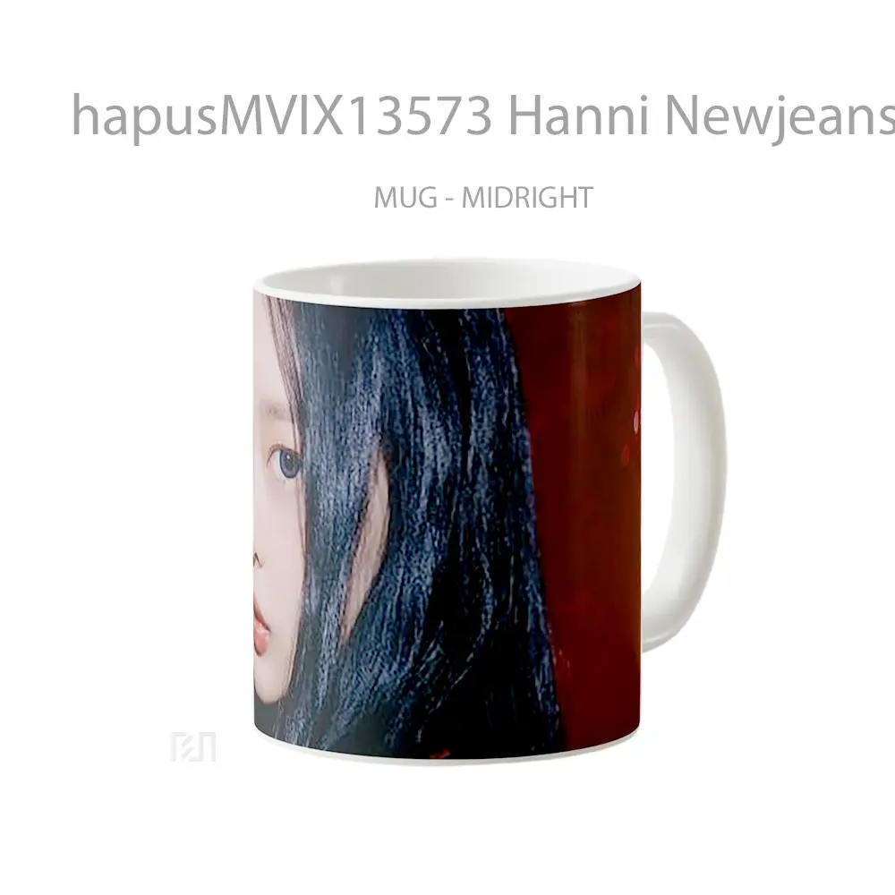 Mug Hanni Newjeans Gelas Keramik Unik - All-side / Desain