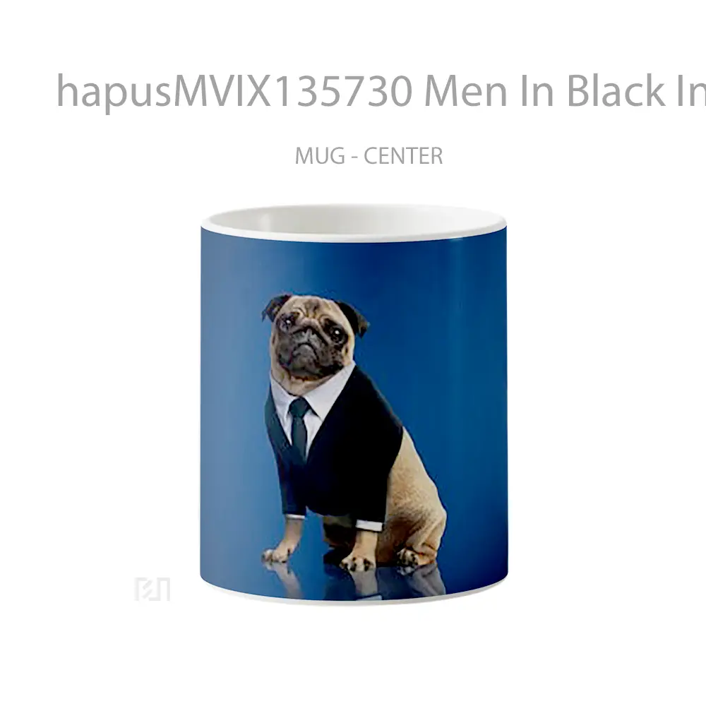 Mug Men In Black International Frank The Pug Gelas Keramik Unik