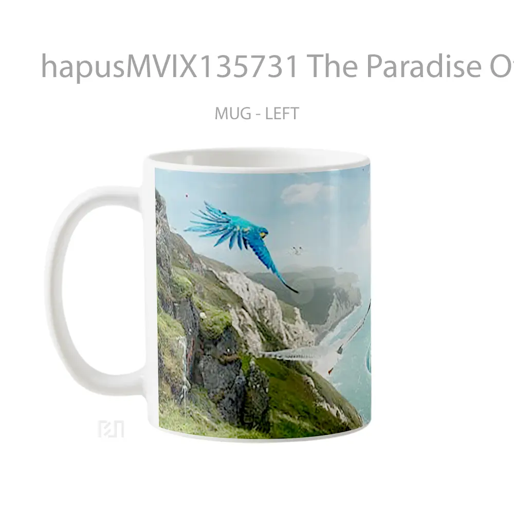 Mug The Paradise Of Birds Gelas Hewan Lucu - All-side / Desain