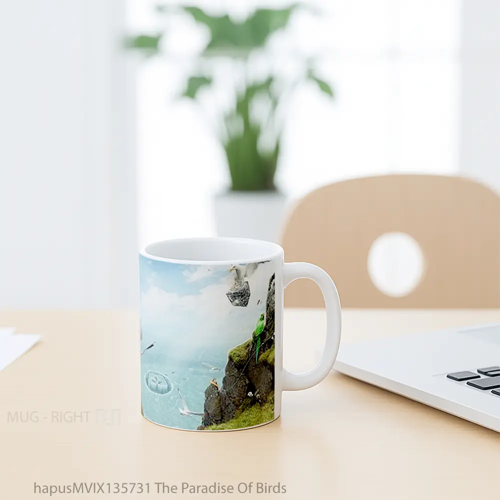 Mug The Paradise Of Birds Gelas Hewan Lucu - All-side / Desain