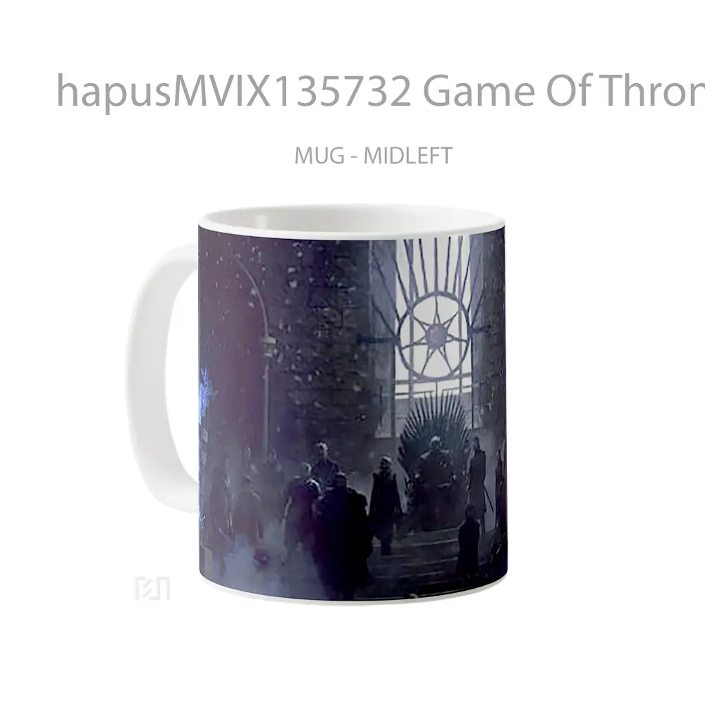 Mug Game Of Thrones Iron Throne Characters Cangkir Gamer - All-side / Desain