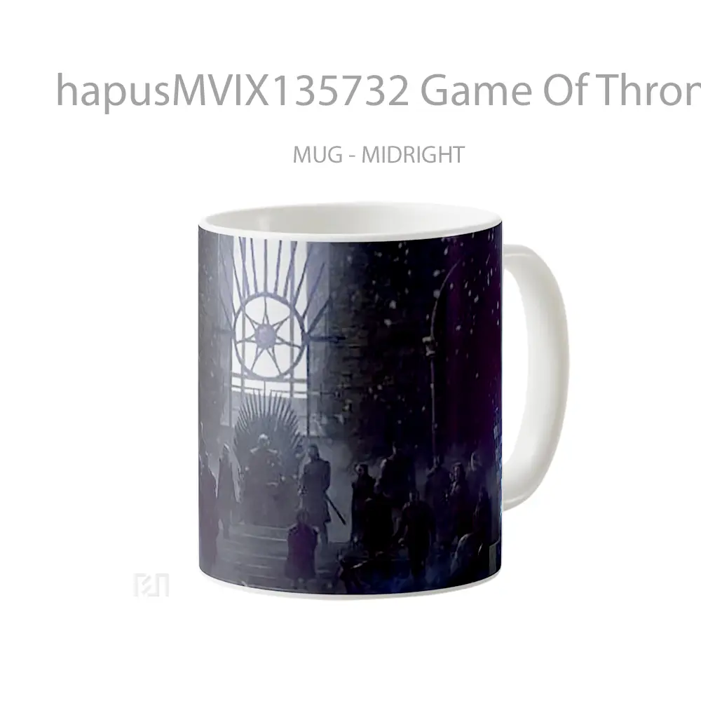 Mug Game Of Thrones Iron Throne Characters Cangkir Gamer - All-side / Desain